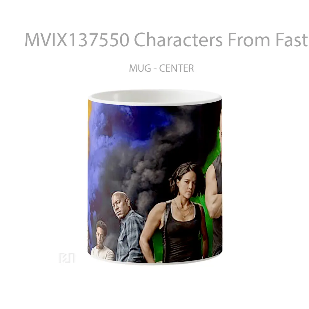 Mug Characters From Fast And Furious 9 Gelas Keramik Unik