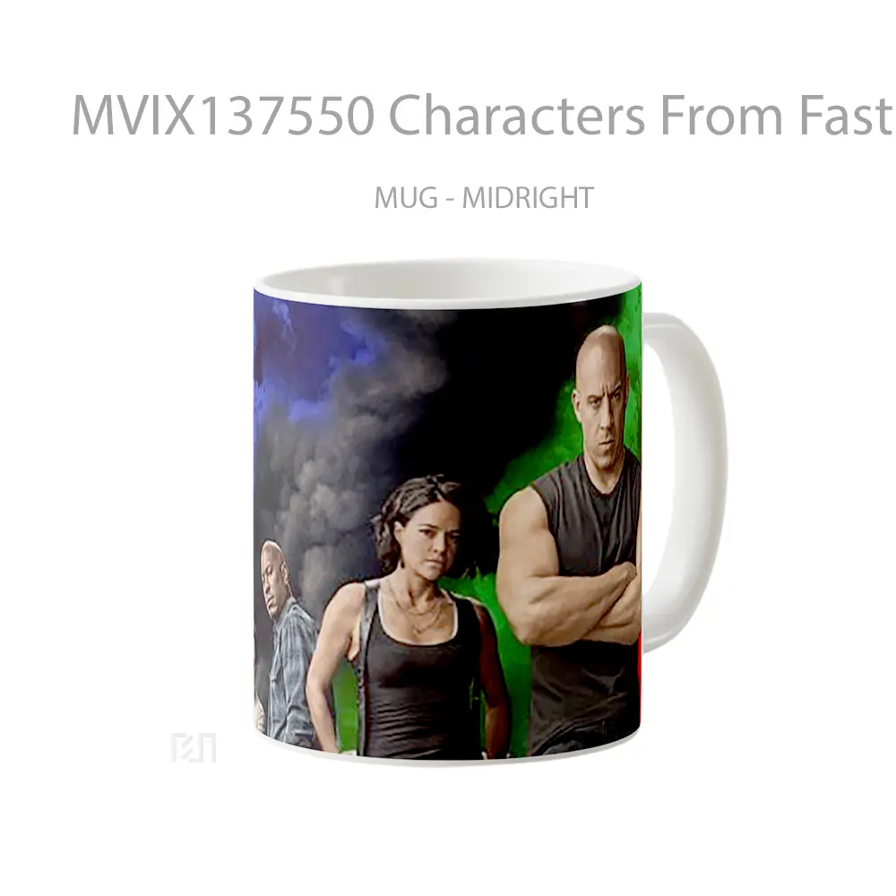 Mug Characters From Fast And Furious 9 Gelas Keramik Unik - All-side / Desain