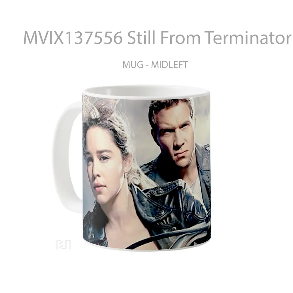 Mug Still From Terminator Genesis Gelas Film - All-side / Desain