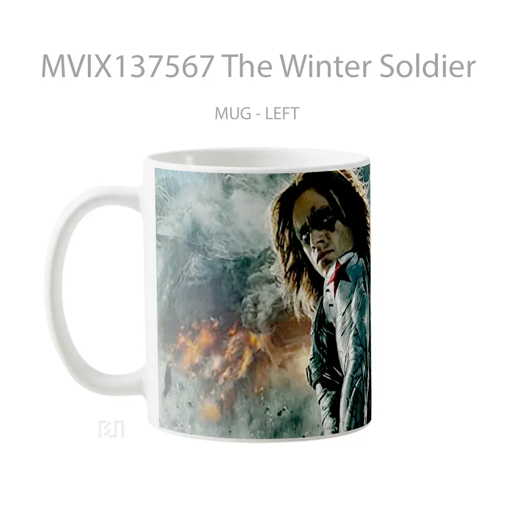 Mug The Winter Soldier Gelas Superhero - All-side / Desain