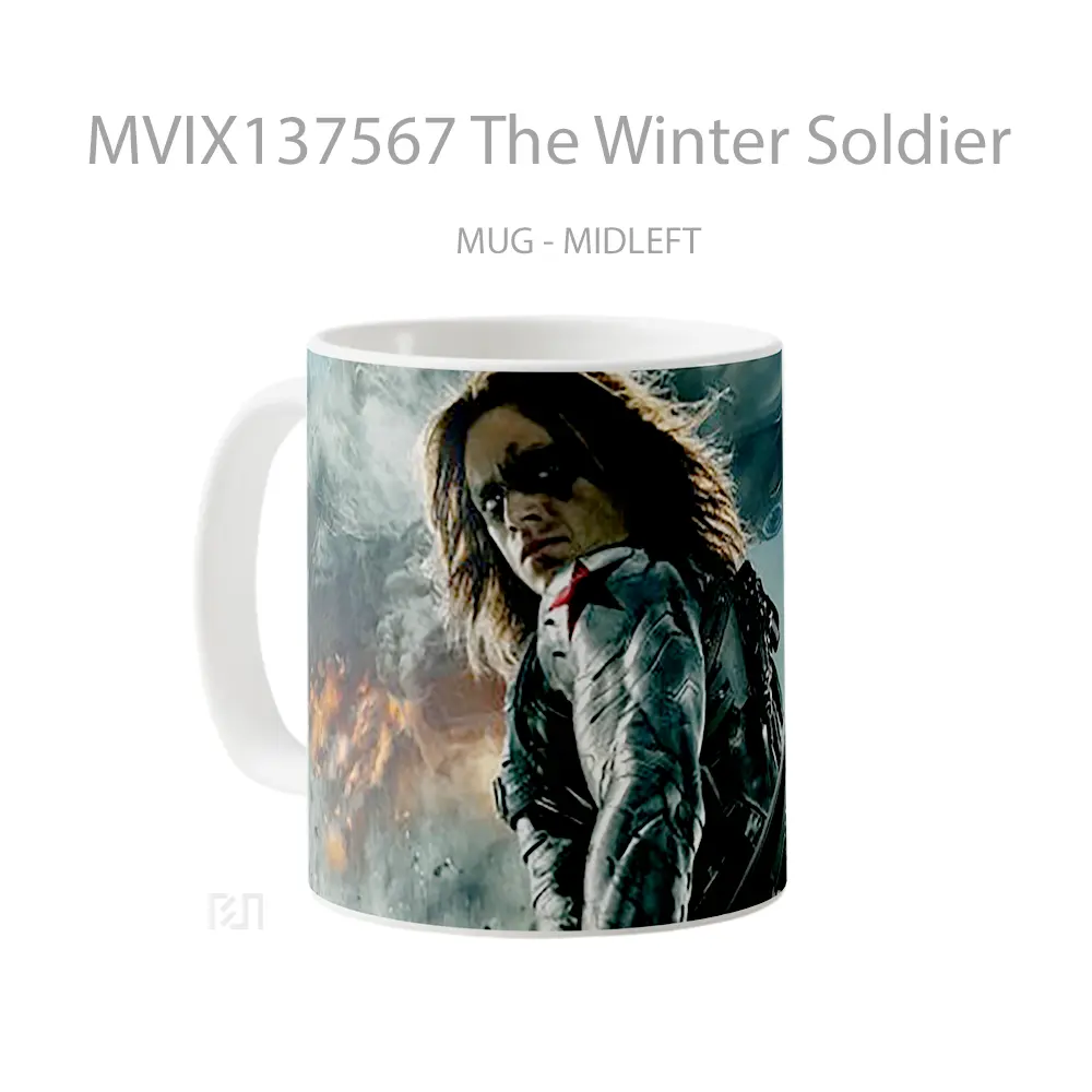 Mug The Winter Soldier Gelas Superhero - All-side / Desain