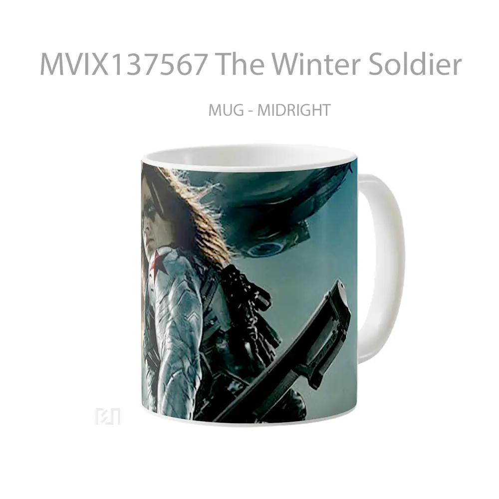 Mug The Winter Soldier Gelas Superhero - All-side / Desain
