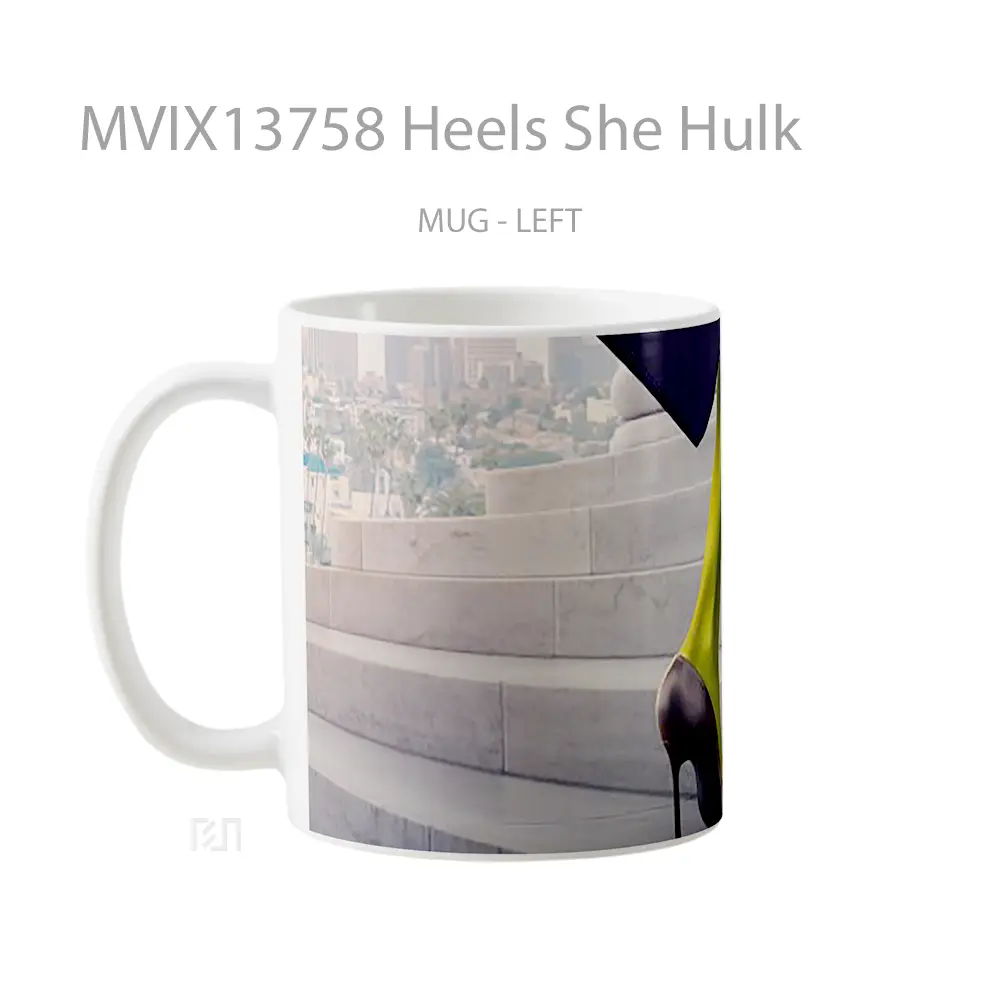 Mug Heels She Hulk Gelas Superhero - All-side / Desain