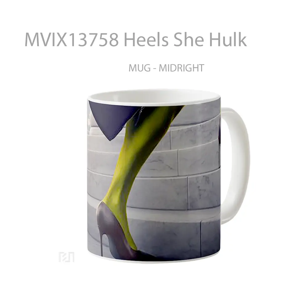 Mug Heels She Hulk Gelas Superhero - All-side / Desain