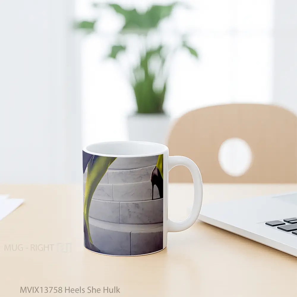 Mug Heels She Hulk Gelas Superhero - All-side / Desain