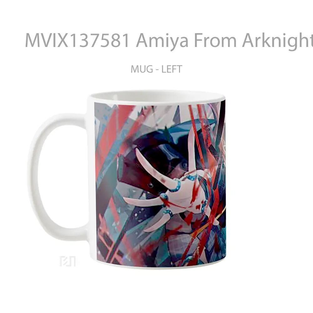 Mug Amiya From Arknights Gelas Keramik Unik - All-side / Desain