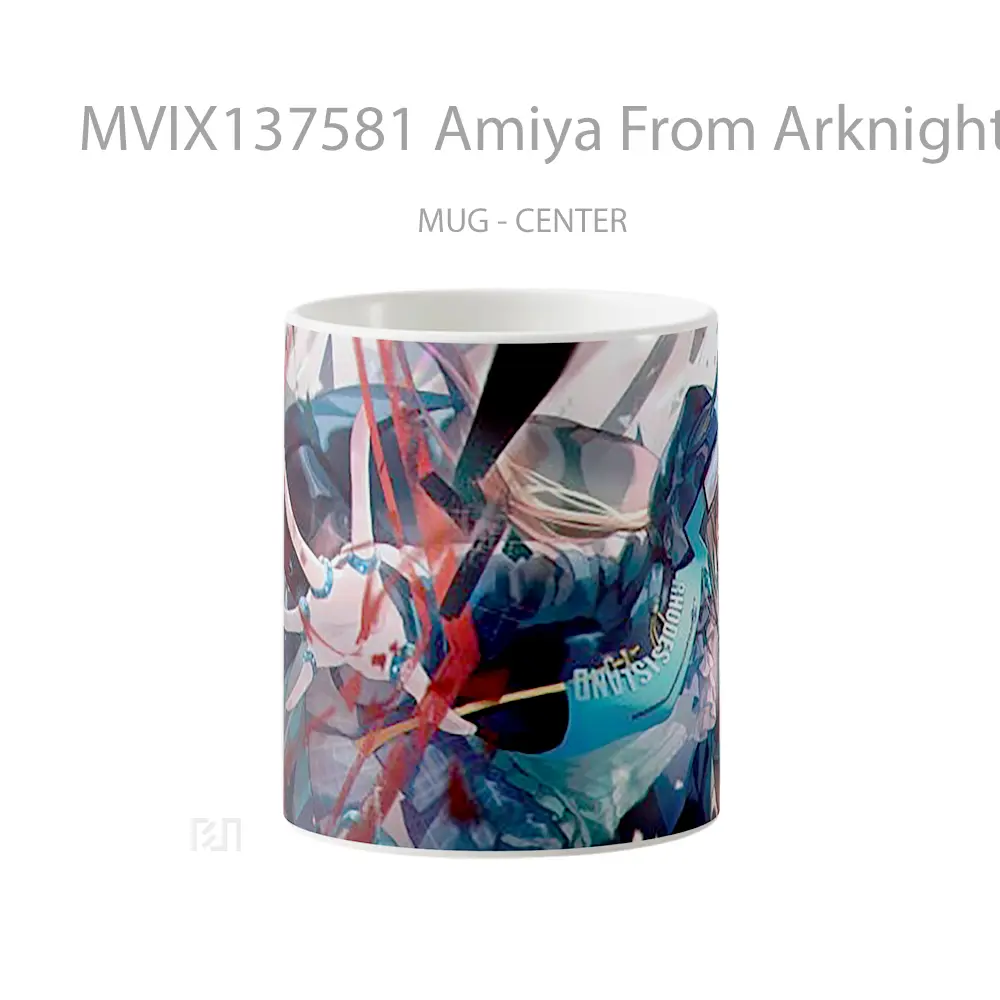 Mug Amiya From Arknights Gelas Keramik Unik