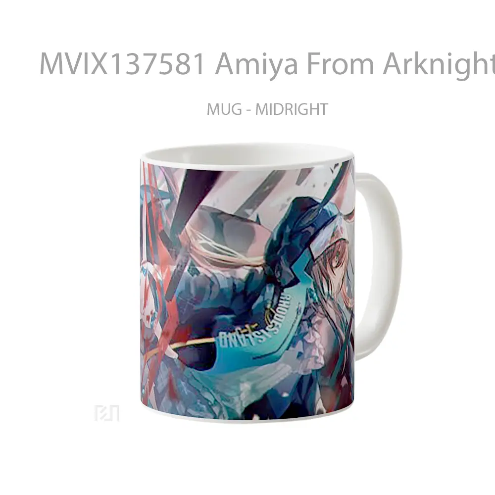 Mug Amiya From Arknights Gelas Keramik Unik - All-side / Desain