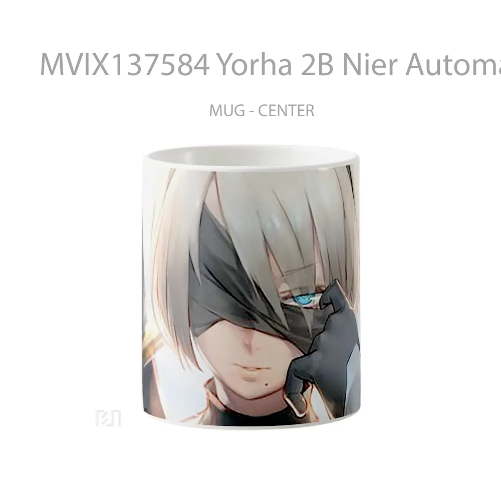 Mug Yorha 2B Nier Automata Cangkir Gamer