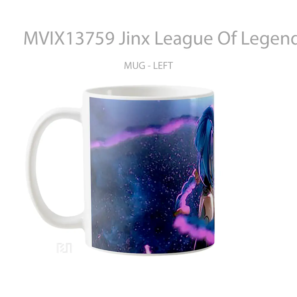 Mug Jinx League Of Legends V1 Cangkir Gamer - All-side / Desain
