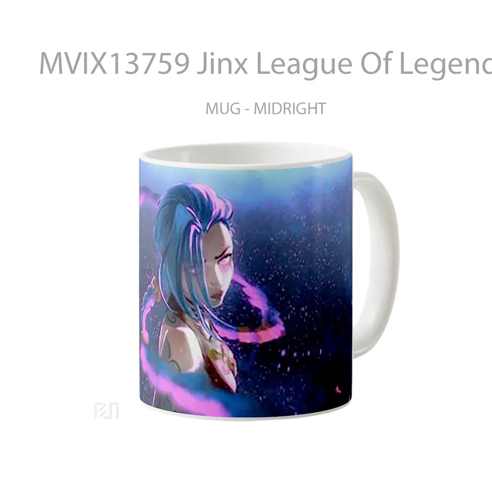Mug Jinx League Of Legends V1 Cangkir Gamer - All-side / Desain