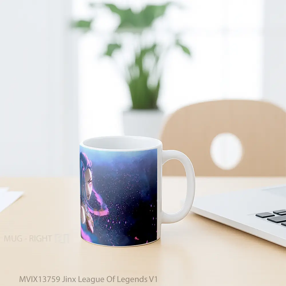 Mug Jinx League Of Legends V1 Cangkir Gamer - All-side / Desain