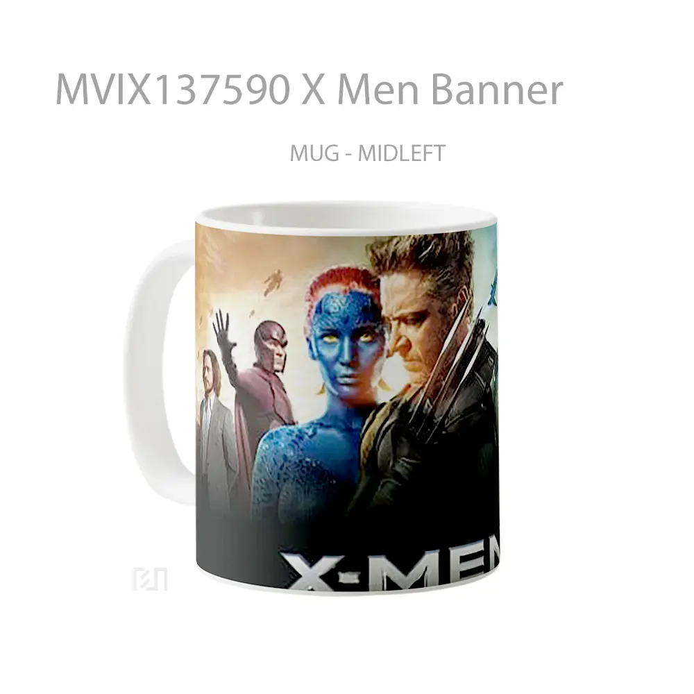 Mug X Men Banner Gelas Keramik Unik - All-side / Desain