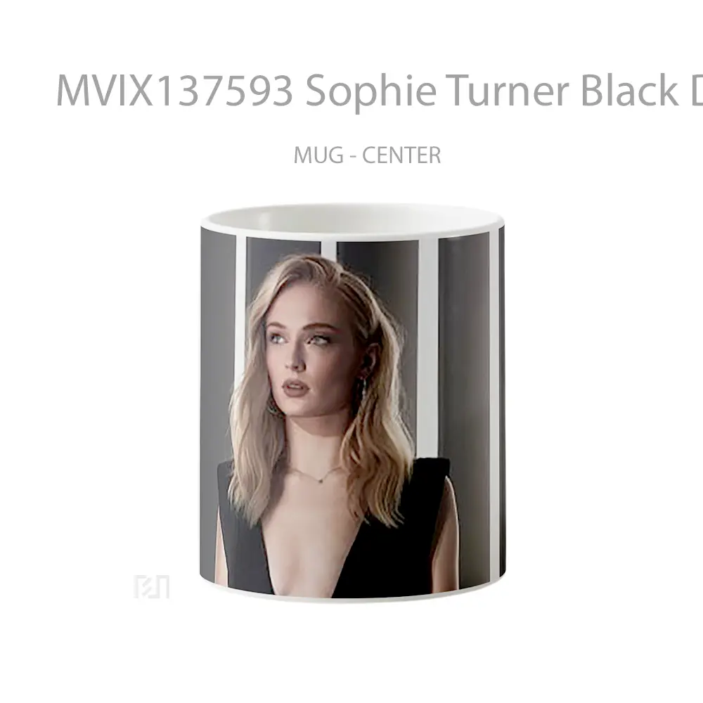 Mug Sophie Turner Black Dress Gelas Keramik Unik
