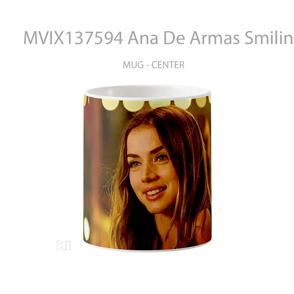 Mug Ana De Armas Smiling Gelas Keramik Unik