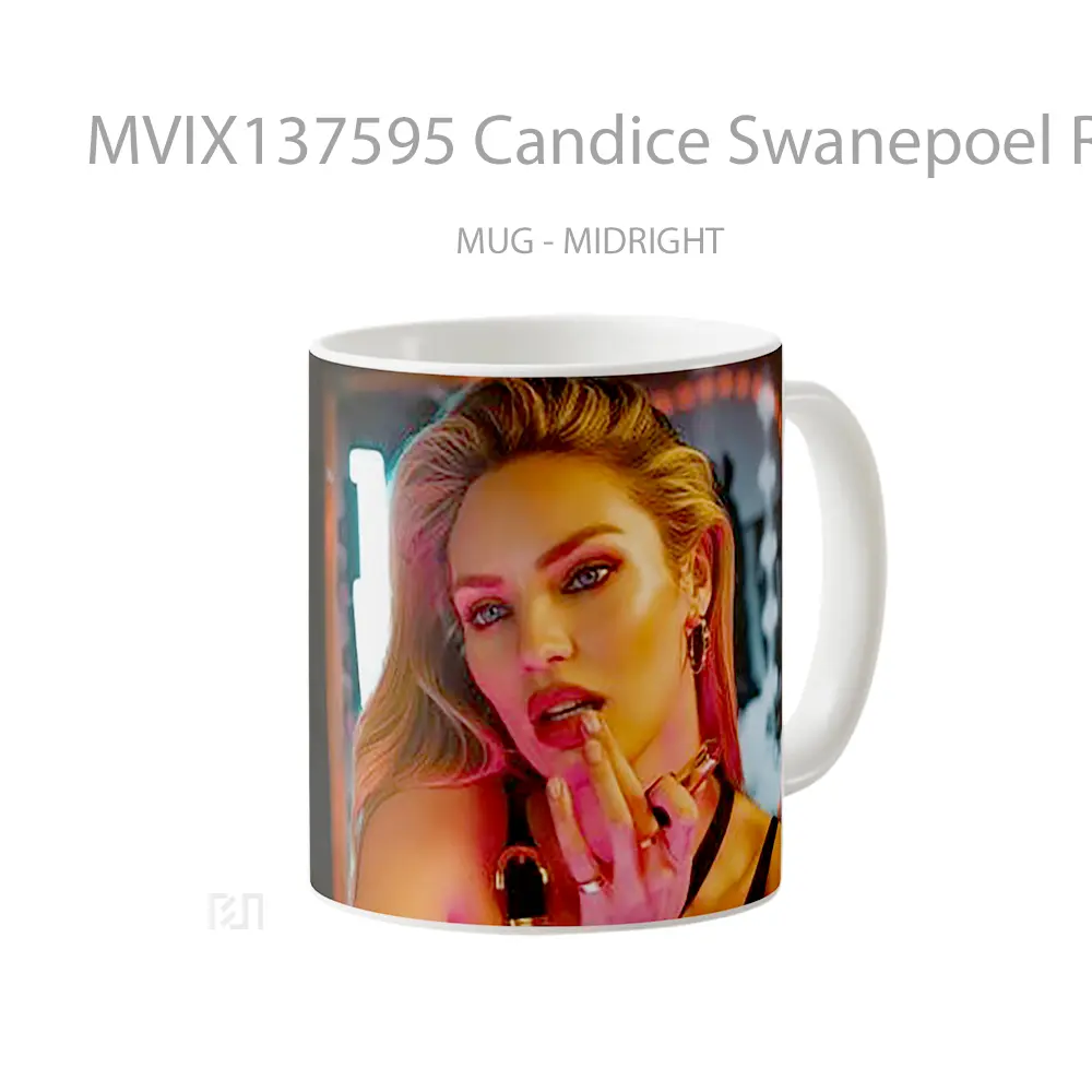 Mug Candice Swanepoel Rubia Gelas Keramik Unik - All-side / Desain