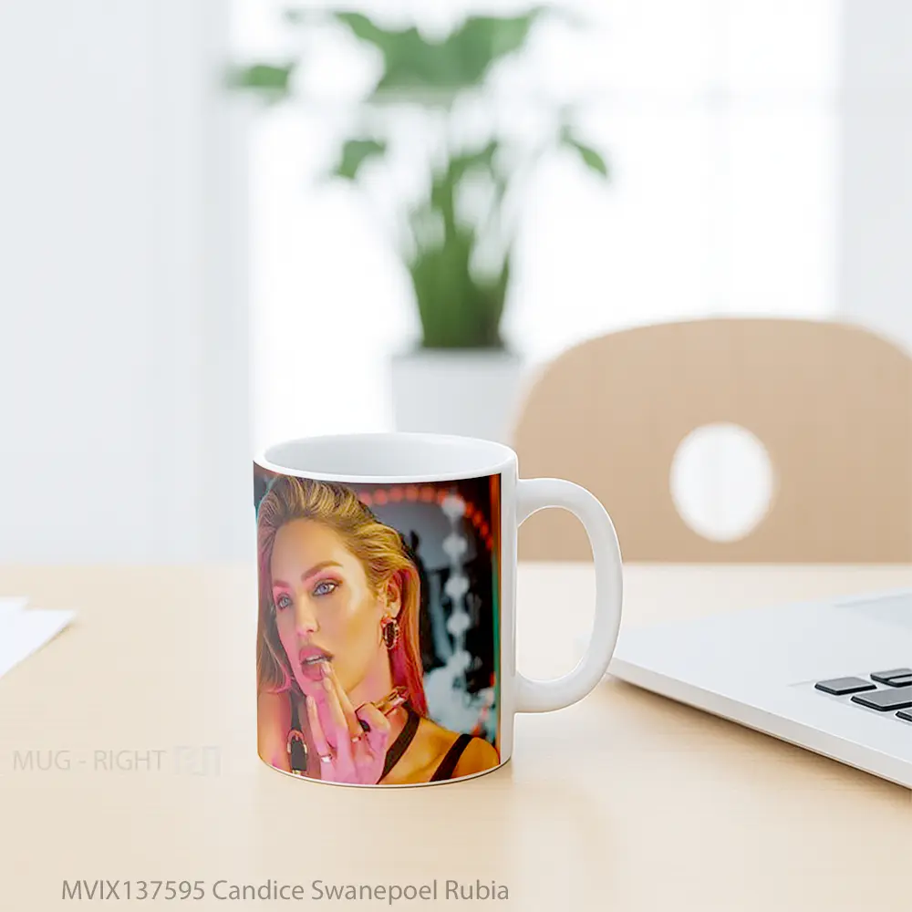 Mug Candice Swanepoel Rubia Gelas Keramik Unik - All-side / Desain