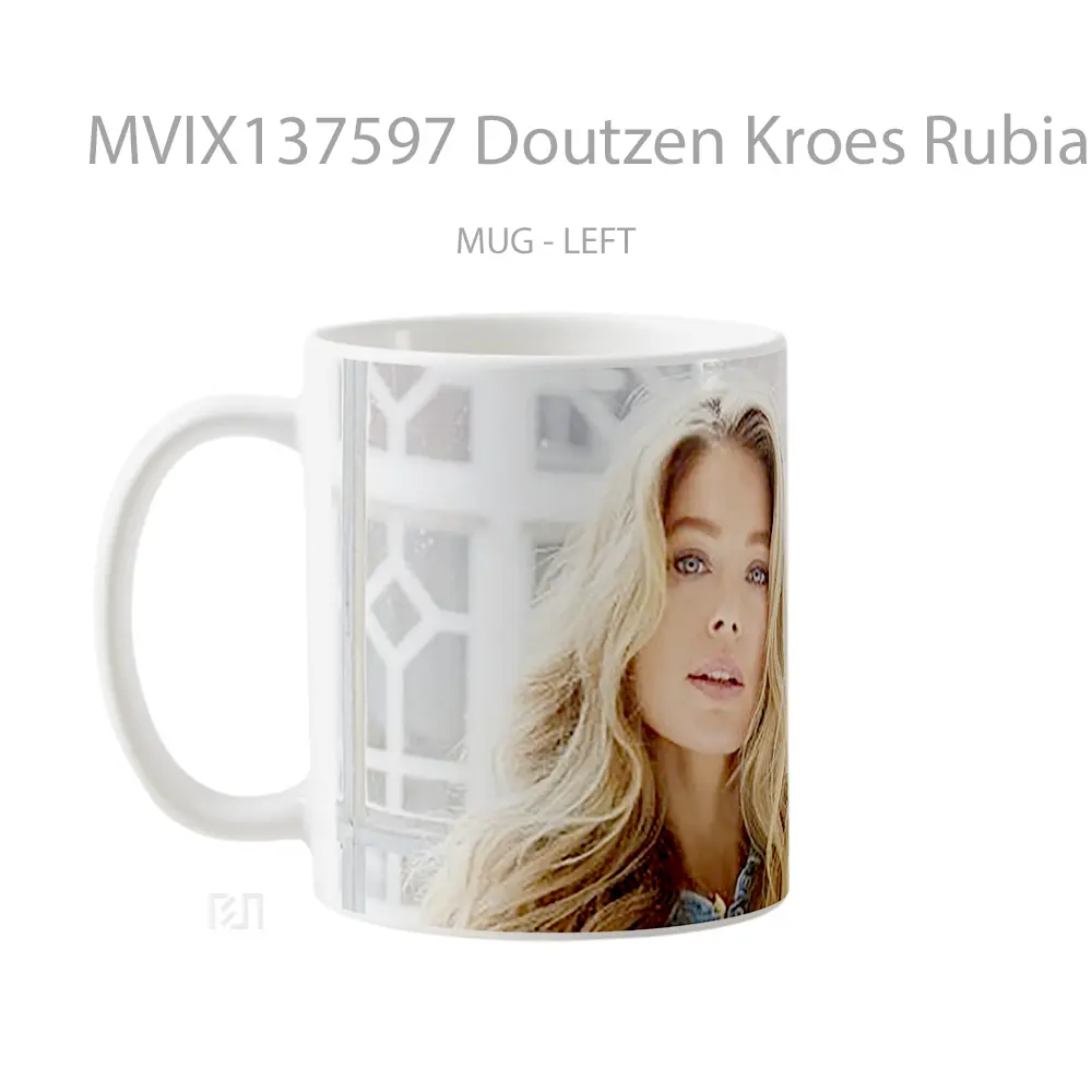 Mug Doutzen Kroes Rubia Gelas Keramik Unik - All-side / Desain