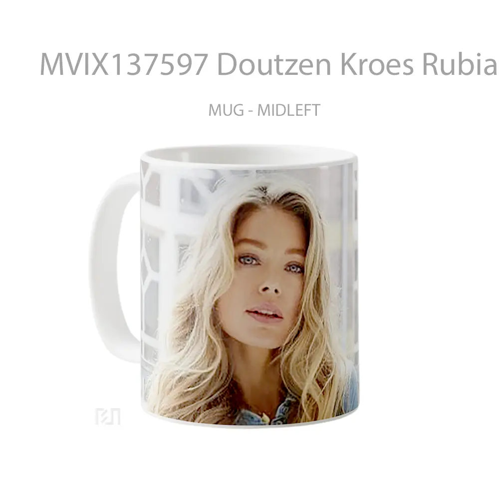 Mug Doutzen Kroes Rubia Gelas Keramik Unik - All-side / Desain