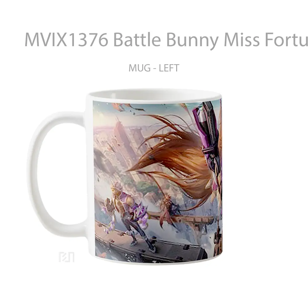 Mug Battle Bunny Miss Fortune League Of Legends Cangkir Gamer - All-side / Desain