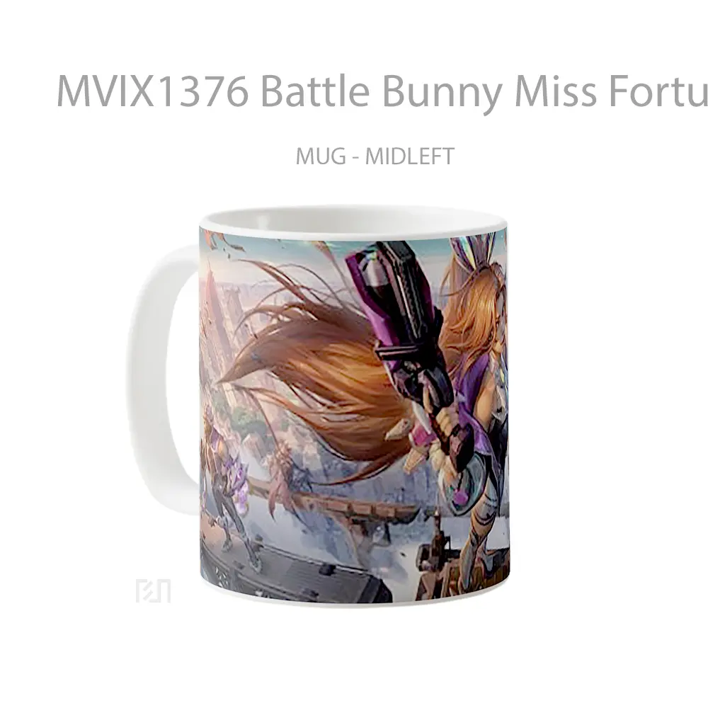 Mug Battle Bunny Miss Fortune League Of Legends Cangkir Gamer - All-side / Desain