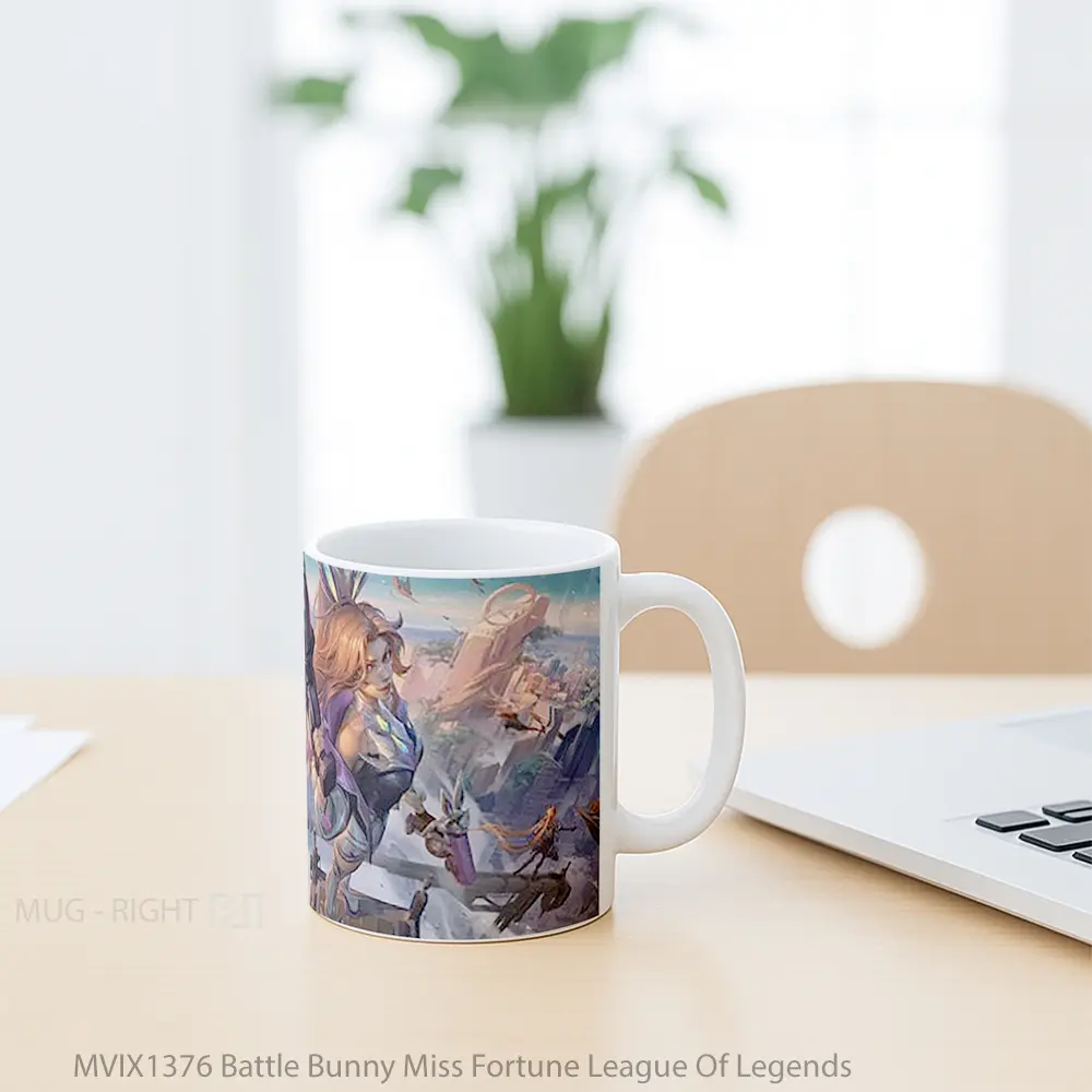 Mug Battle Bunny Miss Fortune League Of Legends Cangkir Gamer - All-side / Desain