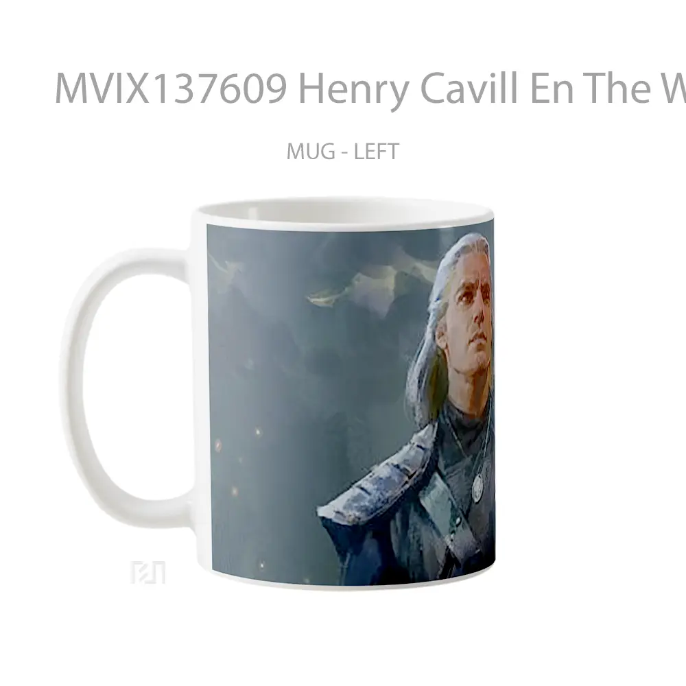 Mug Henry Cavill En The Witcher Fanart Gelas Keramik Unik - All-side / Desain