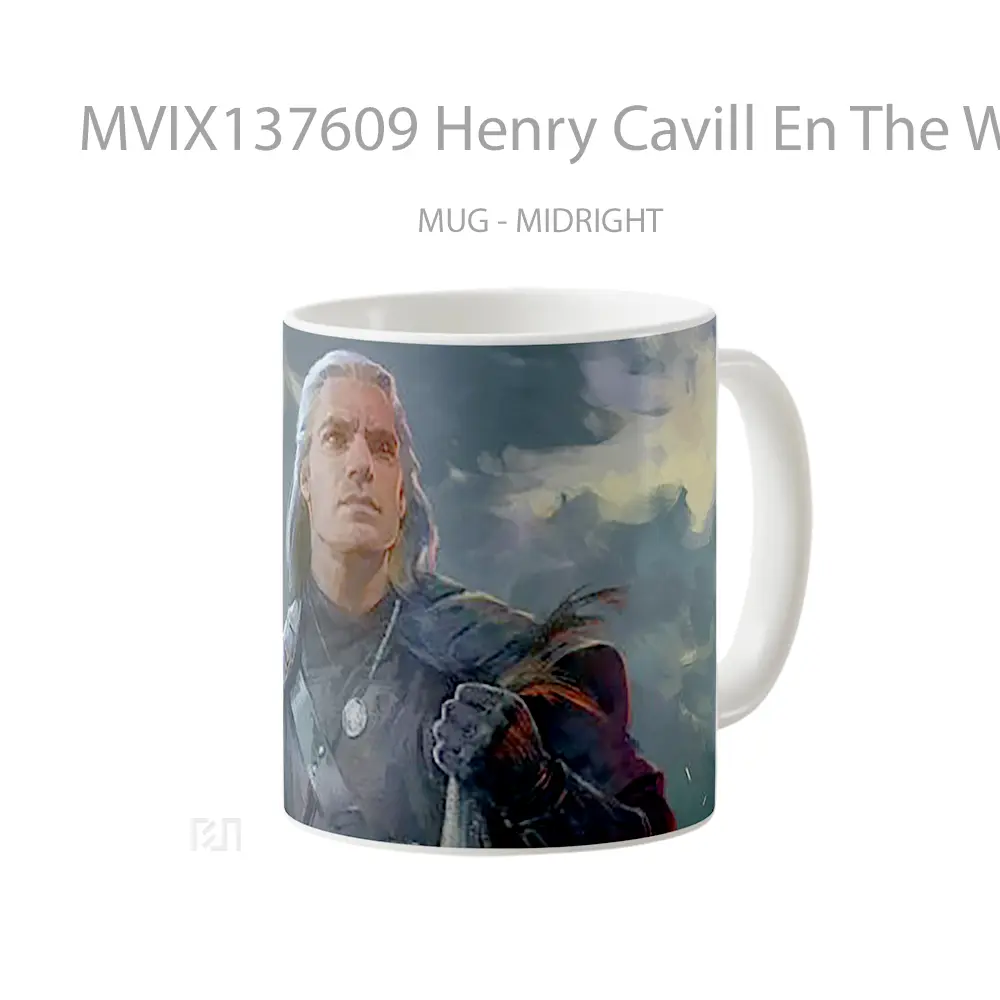 Mug Henry Cavill En The Witcher Fanart Gelas Keramik Unik - All-side / Desain