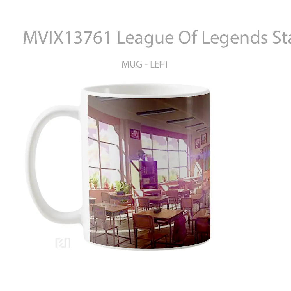 Mug League Of Legends Star Guardian Classroom Cangkir Gamer - All-side / Desain