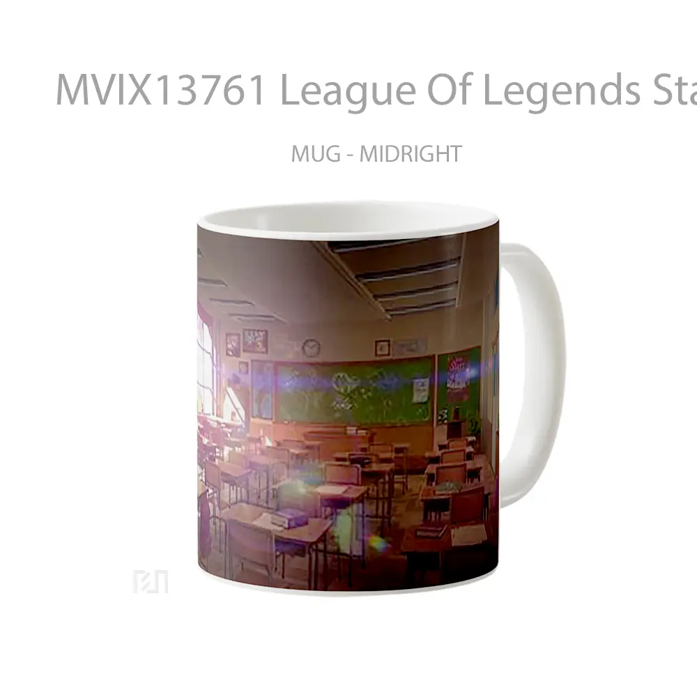Mug League Of Legends Star Guardian Classroom Cangkir Gamer - All-side / Desain