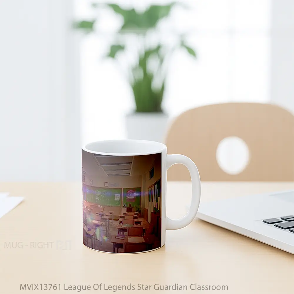 Mug League Of Legends Star Guardian Classroom Cangkir Gamer - All-side / Desain