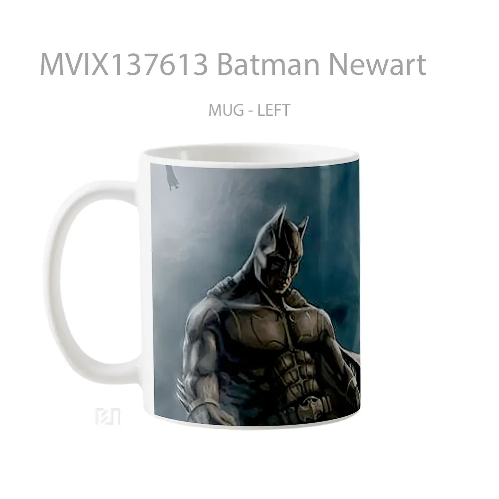 Mug Batman Newart Gelas Superhero - All-side / Desain