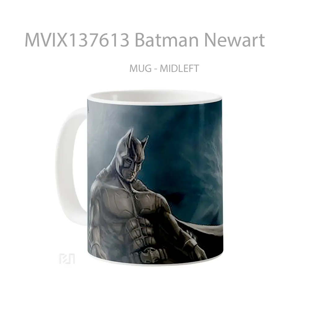 Mug Batman Newart Gelas Superhero - All-side / Desain