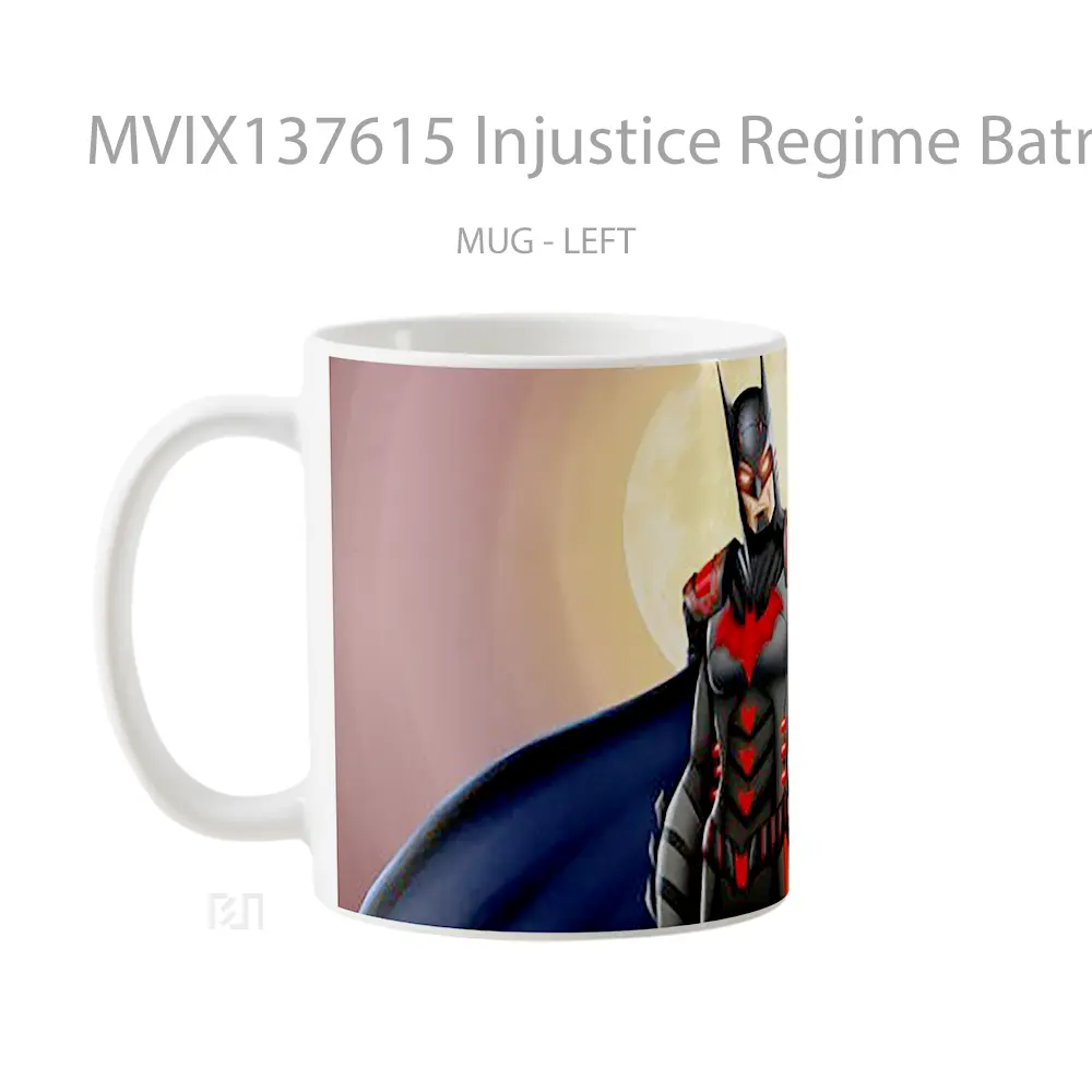 Mug Injustice Regime Batman Gelas Superhero - All-side / Desain