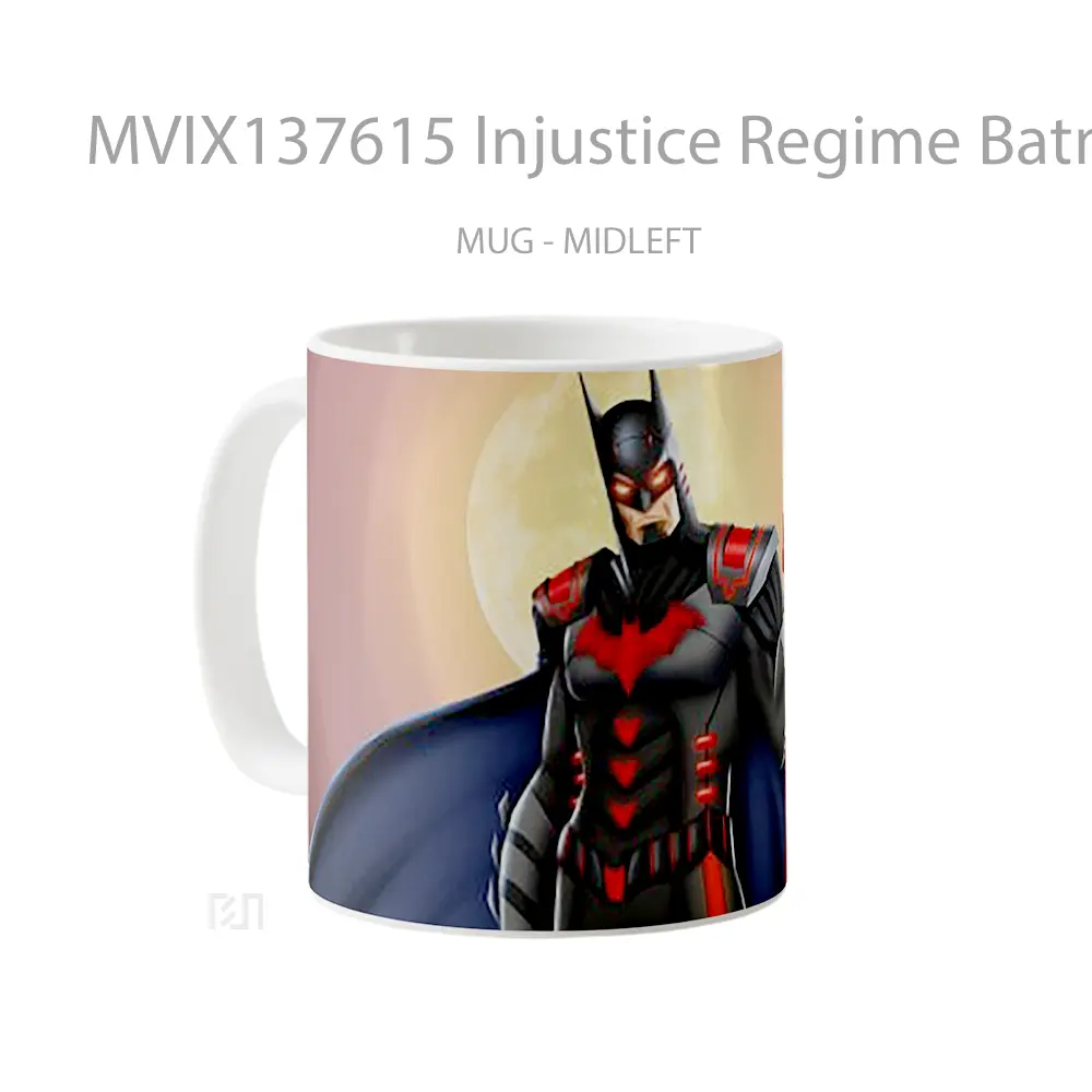 Mug Injustice Regime Batman Gelas Superhero - All-side / Desain