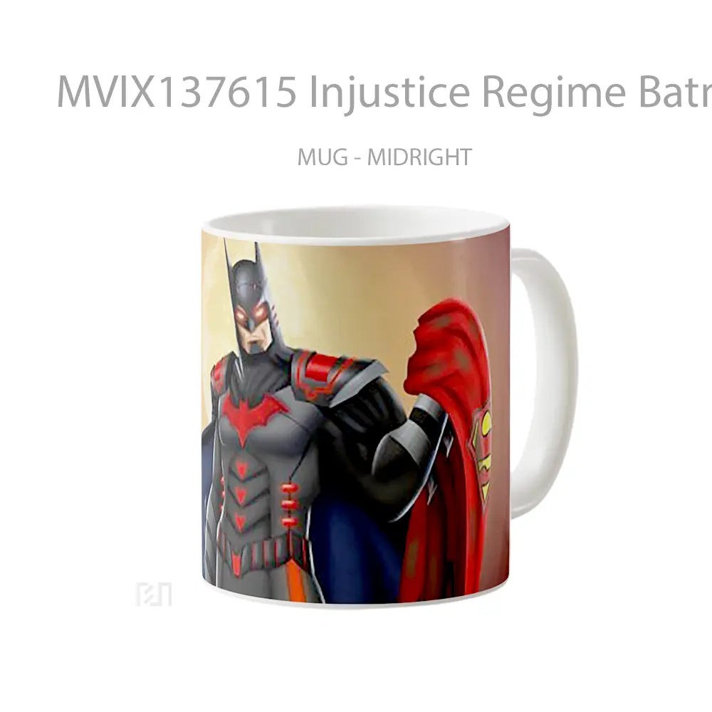 Mug Injustice Regime Batman Gelas Superhero - All-side / Desain