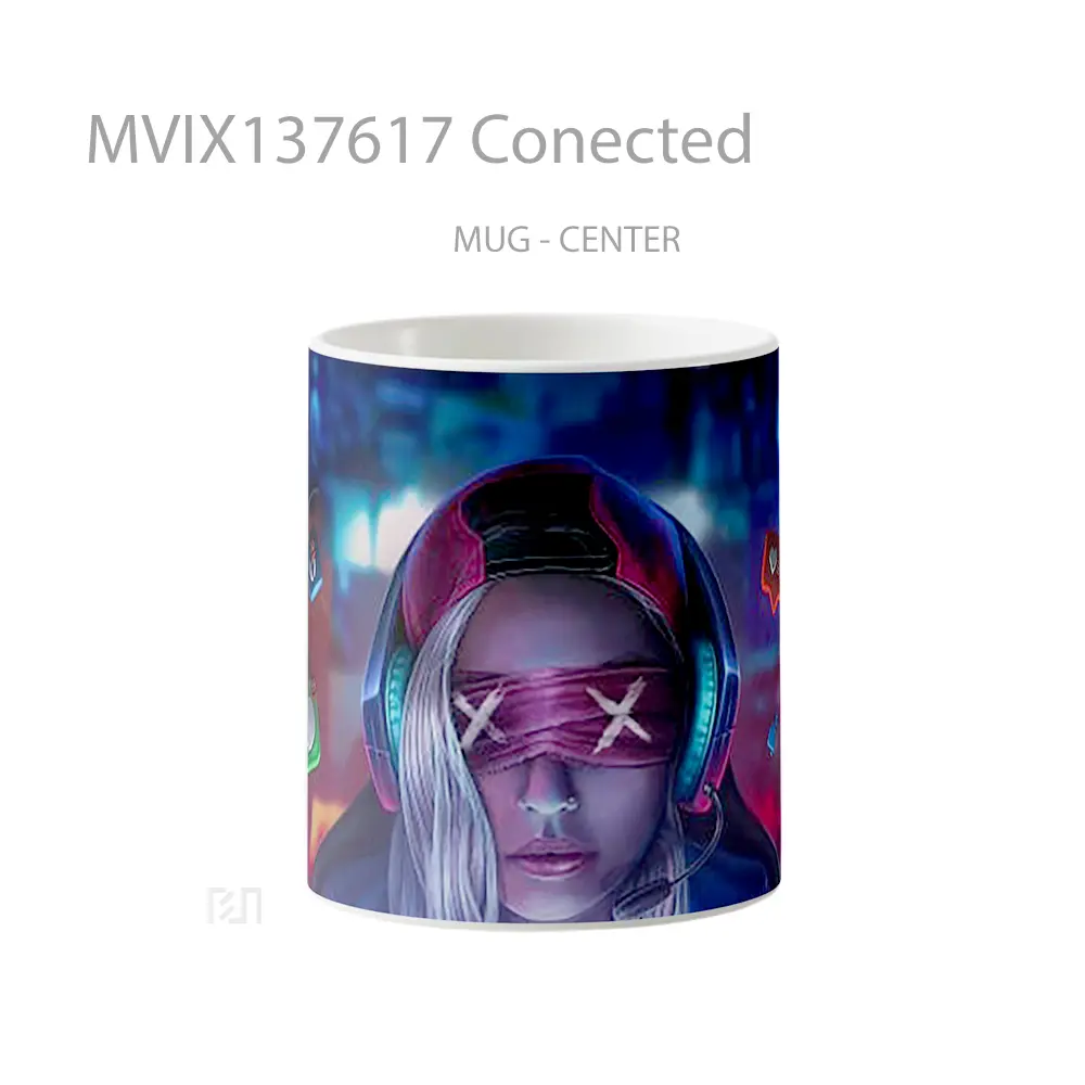 Mug Conected Gelas Keramik Unik