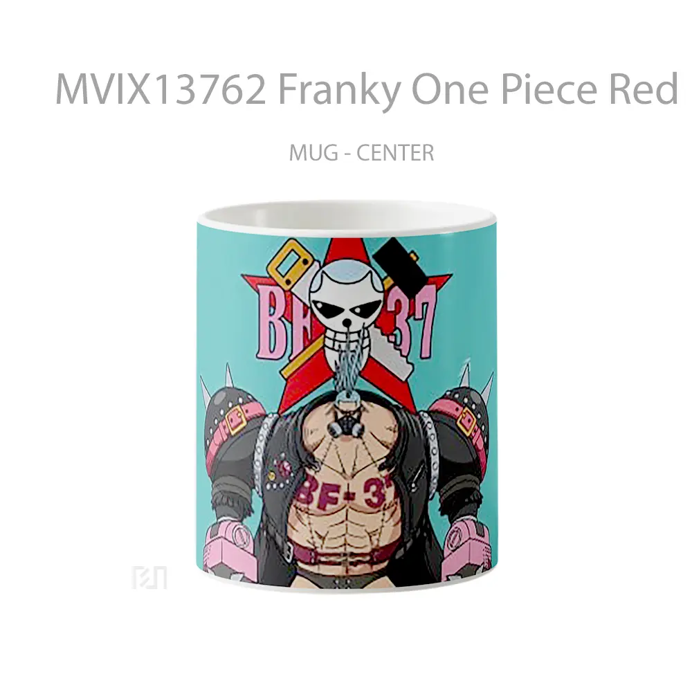 Mug Franky One Piece Red Cangkir Anime