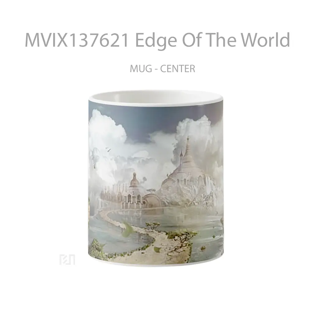 Mug Edge Of The World Gelas Keramik Unik