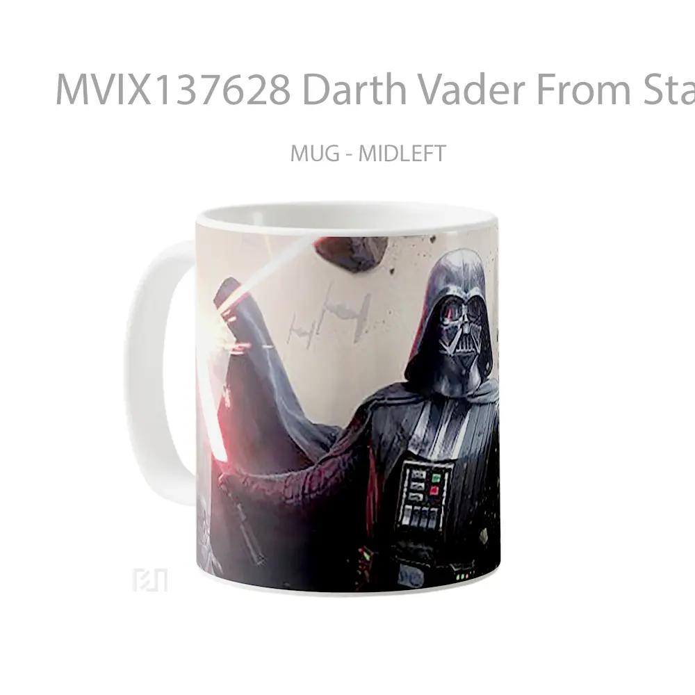 Mug Darth Vader From Star Wars Gelas Star Wars - All-side / Desain