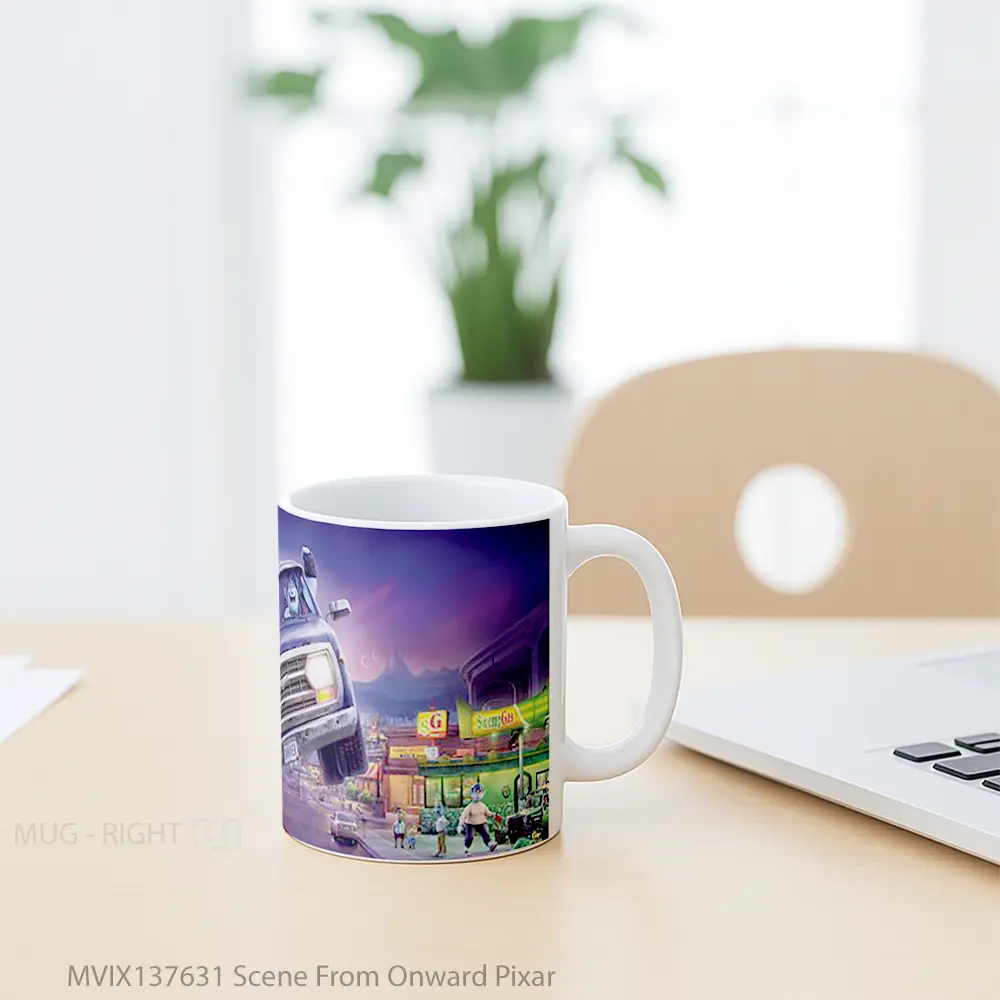 Mug Scene From Onward Pixar Gelas Keramik Unik - All-side / Desain