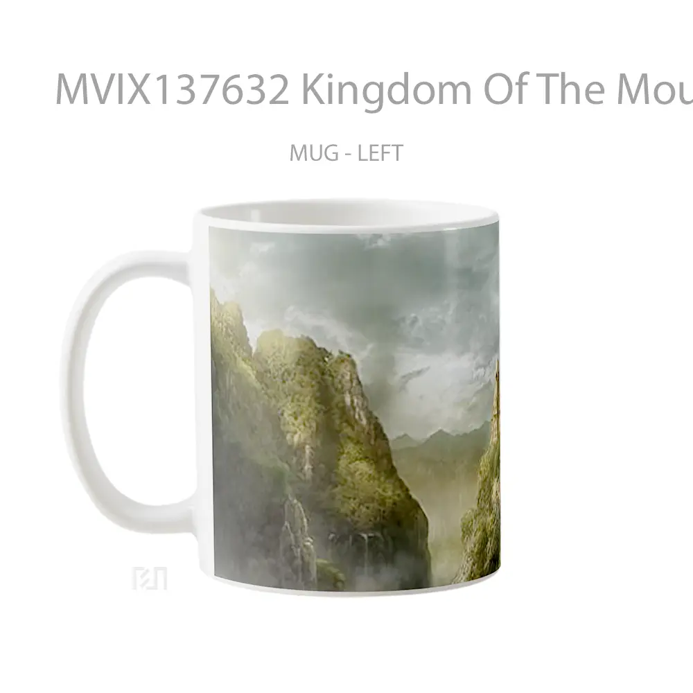 Mug Kingdom Of The Mountain Gelas Pemandangan Alam - All-side / Desain