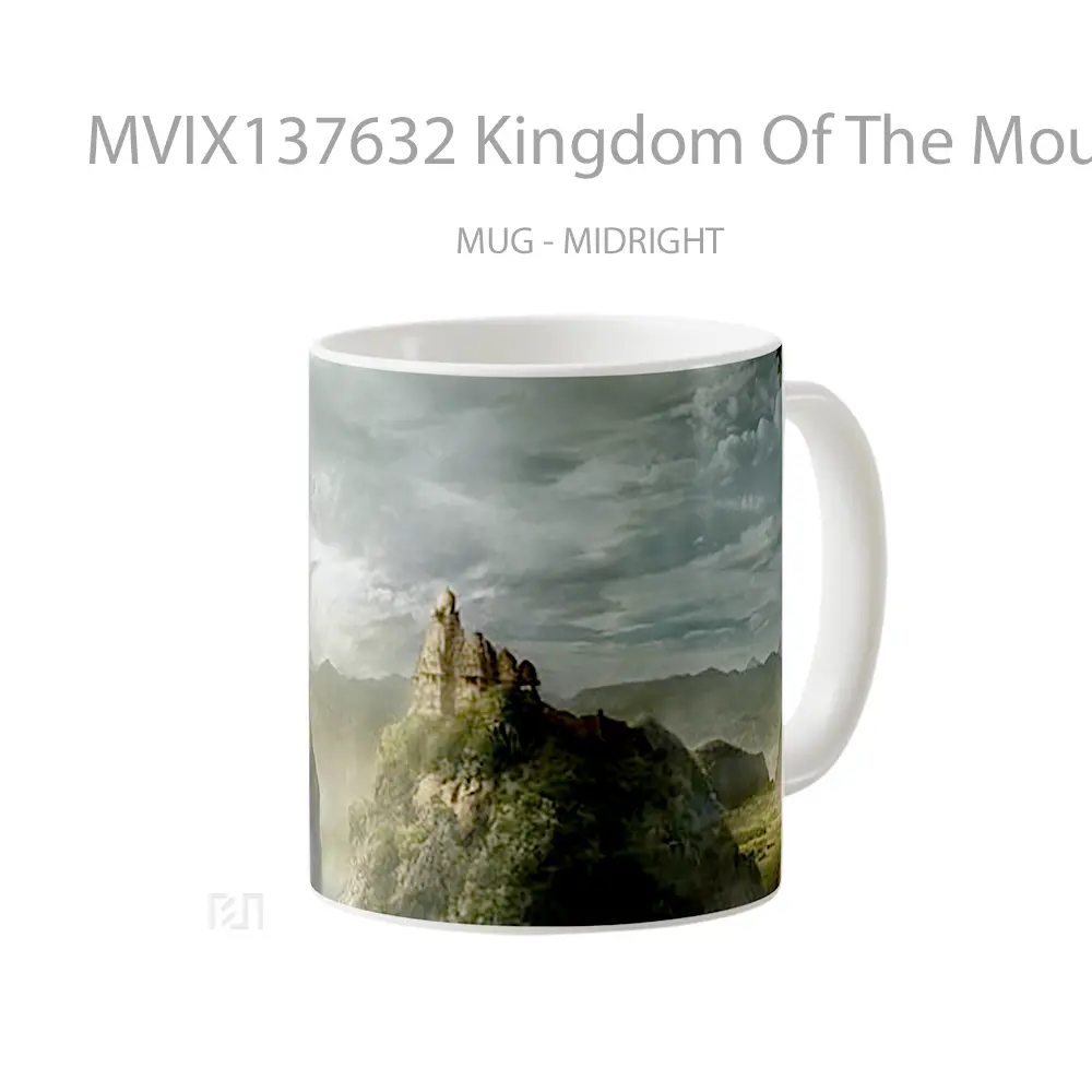 Mug Kingdom Of The Mountain Gelas Pemandangan Alam - All-side / Desain