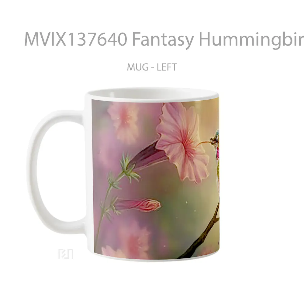 Mug Fantasy Hummingbird Gelas Fantasi - All-side / Desain