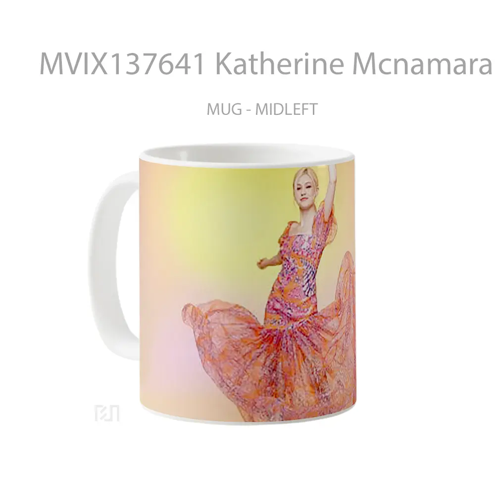Mug Katherine Mcnamara Stylecaster Magazine Gelas Keramik Unik - All-side / Desain