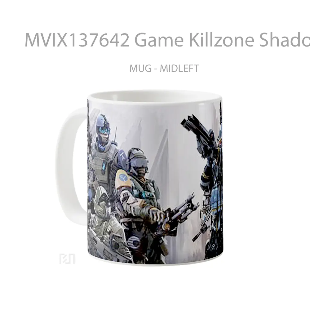 Mug Game Killzone Shadow Fall V2 Cangkir Gamer - All-side / Desain