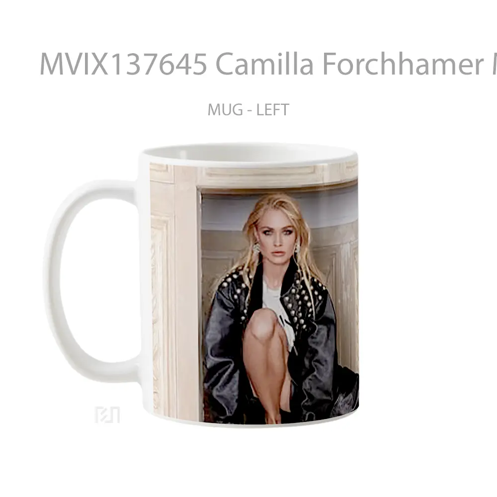 Mug Camilla Forchhamer Model Gelas Keramik Unik - All-side / Desain