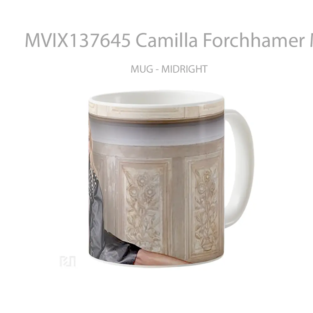 Mug Camilla Forchhamer Model Gelas Keramik Unik - All-side / Desain