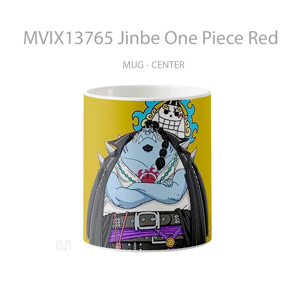 Mug Jinbe One Piece Red Cangkir Anime