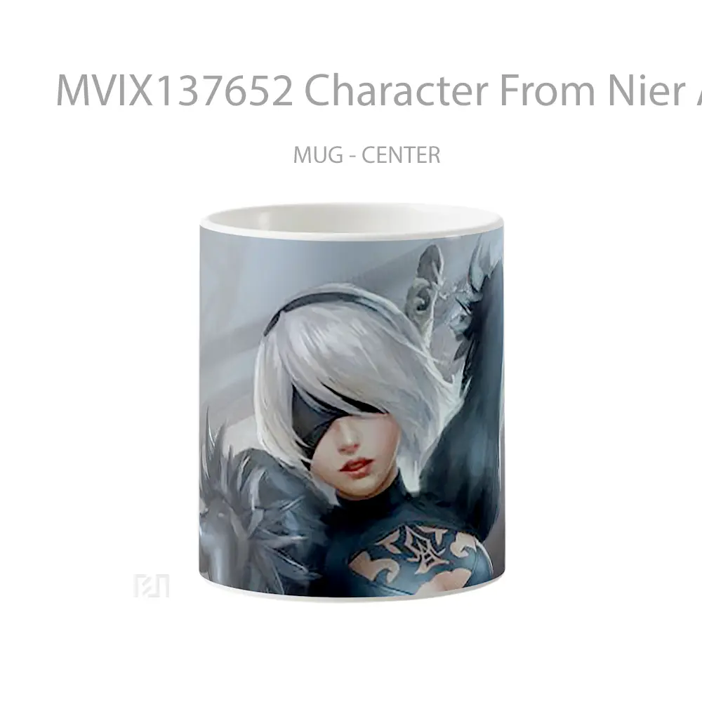 Mug Character From Nier Automata Cangkir Gamer